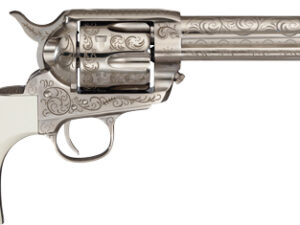 CIMARRON BAT MASTERSON 45LC - PW FS 5.5" ENGRAVED NICKEL