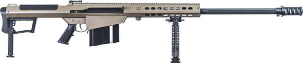 BARRETT M107A1 RIFLE 50BMG - 29" FLUTED 1:15" 10RD FDE
