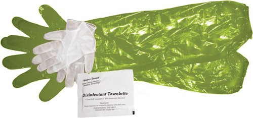 HME GAME CLEANING GLOVE COMBO - SHOULDER & WRIST W/TOWLETTE 4P