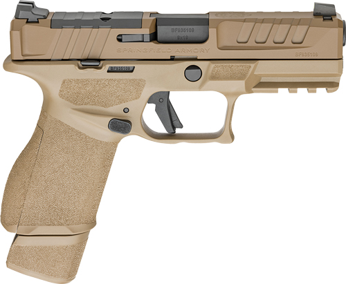 SPRINGFIELD ECHELON 9MM 4" - COMPACT 15/18RD FDE W/U-NOTCH