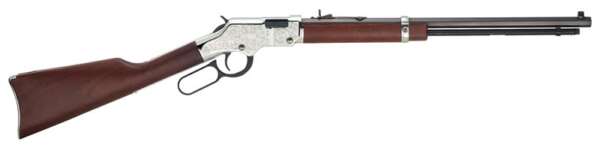 HENRY SILVER EAGLE 22WMR - 20.5" OCTAGON WALNUT ENGRAVED