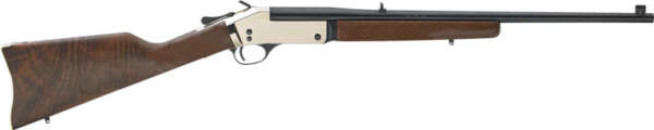 HENRY SINGLE BARREL 45-70 GOV - 22" BRASS RECEIVER WALNUT