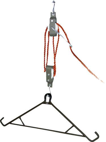 HME SKINNING GAMBREL & HOIST - 4:1 RATIO 3/8" 500LBS