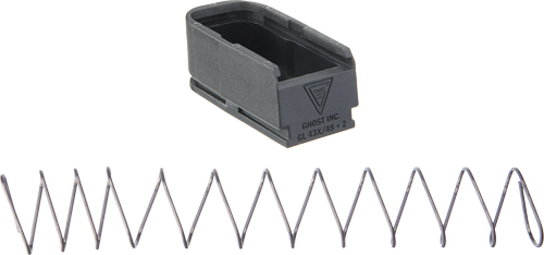 GHOST MOAB MAG EXTENSION FOR - GLOCK 43X48 PLUS 2 RNDS BLACK