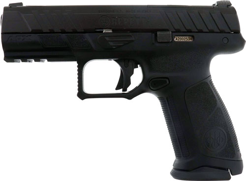 BERETTA APX A1 RDO 9MM 4.25" - 10RD BLACK FIBER OPTIC
