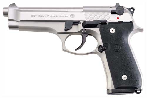BERETTA 92FS 9MM 4.9" 10RD - INOX CALIFORNIA COMPLIANT
