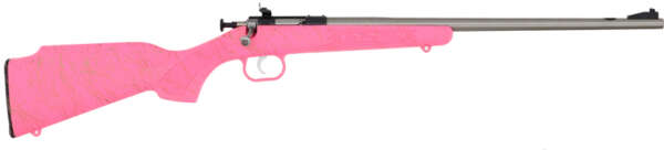 CRICKETT RIFLE G2 22LR PINK - SYNTHETIC/GOLD WEB STAINLESS