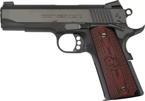COLT LIGHTWEIGHT COMMANDER - 45ACP 4.25" 8RD ANODIZE BLUED
