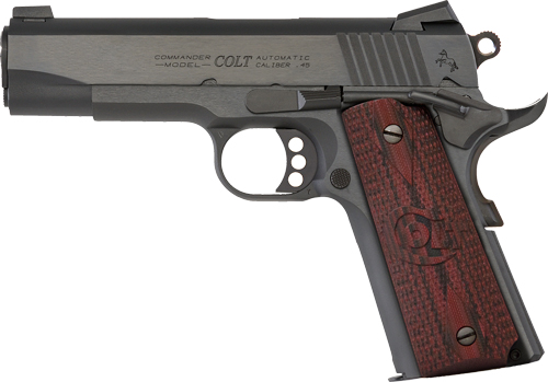 COLT COMBAT COMMANDER 45ACP - 4.25" 8RD BLUED G10 GRIPS