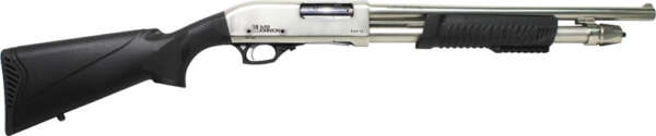 IVER JOHNSON PUMP 12GA 3" 18" - CYLINDER NICKEL SYNTHETIC