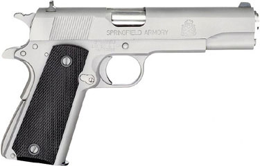 SPRINGFIELD MIL-SPEC 1911   45 - ACP 5" 7RD STAINLESS CA COMP