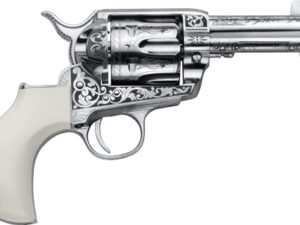 CIMARRON HUCKLEBERRY 45LC - 3.5" NICKEL ENGRAVED B-HEAD