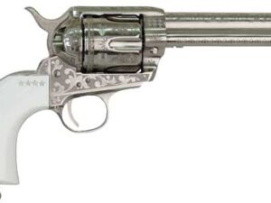 CIMARRON GEORGE PATTON V2 45LC - PW FS 4.75" ENGRAVED NICKEL