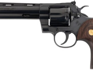 COLT PYTHON 357MAG 6" 6RD - BLUED WALNUT GOLD MEDALLION