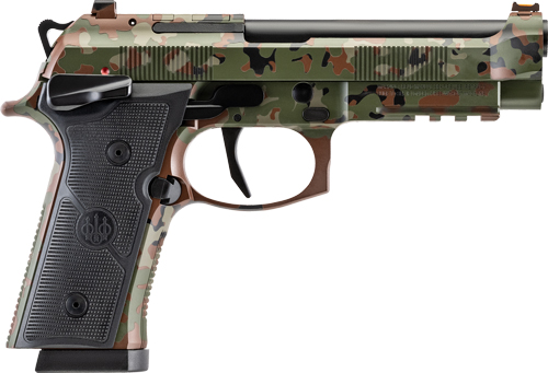 BERETTA 92XI SAO FS 9MM 4.7" - 15RD FLECTARN CAMO 2 MAGS