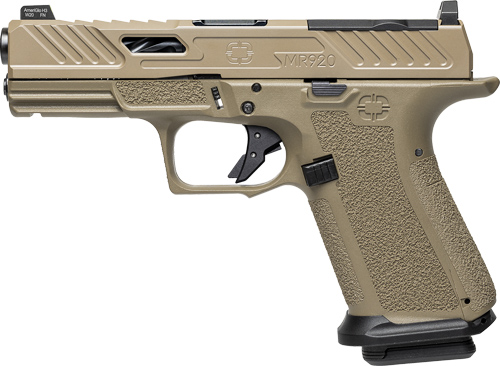 SHADOW SYSTEMS MR920 ELITE 9MM - OPTIC CUT UNTHREADED BBL FDE