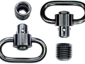 GROVTEC HD PUSH BUTTON SWIVEL - SET BLACK 1 1/4" 2 PACK