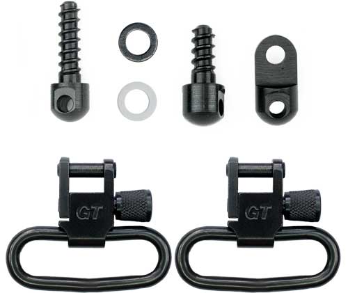 GROVTEC SWIVEL SET FOR RUGER - 10/22#3 & 44 1.25" LOOPS  BLK