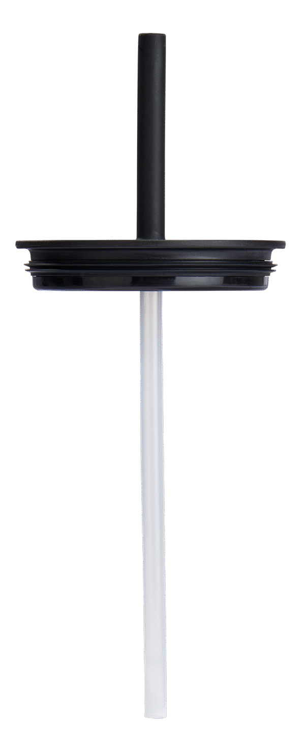 Press-In Straw Lid - Black