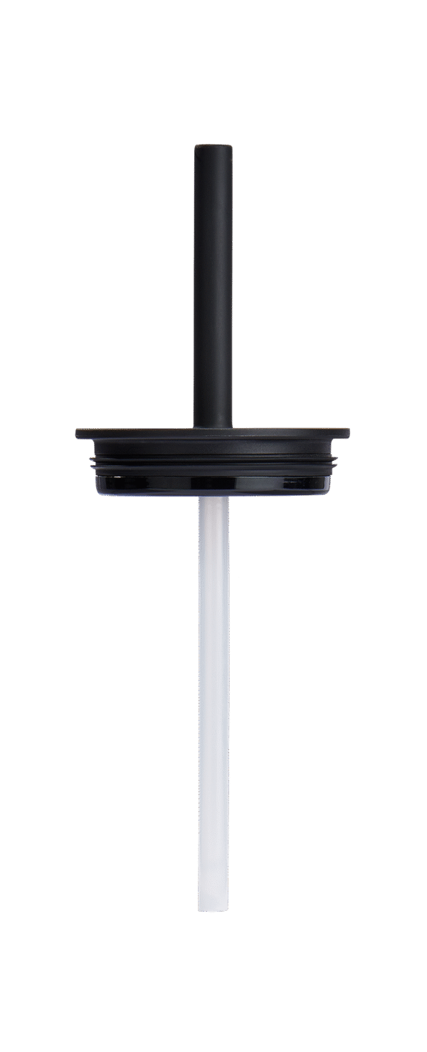 Press-In Straw Lid - Black