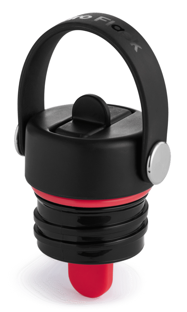 Standard Mouth Flex Straw Cap - Black