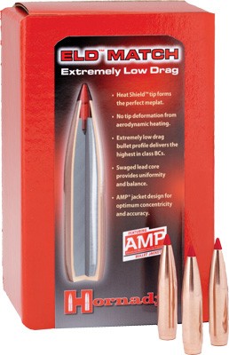 HORNADY BULLETS 7MM .284 - 162GR ELD-M MATCH 100CT 15BX/C