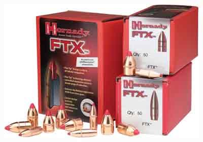 HORNADY BULLETS 338 CAL .338 - 200GR FTX 100CT 15BX/CS