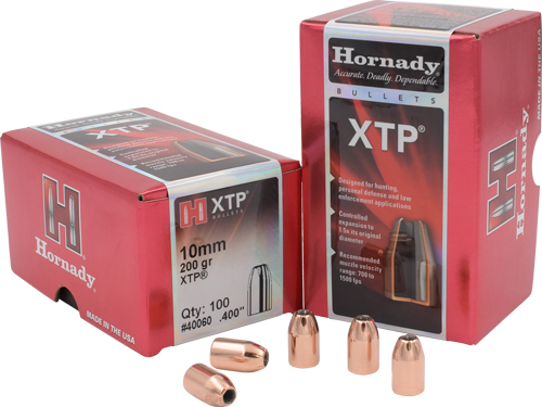 HORNADY BULLETS 10MM .400 CAL - 200GR XTP 100CT 15BX/CS
