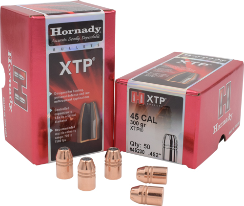 HORNADY BULLETS 45 CAL .452 - 300GR XTP 50CT 15BX/CS
