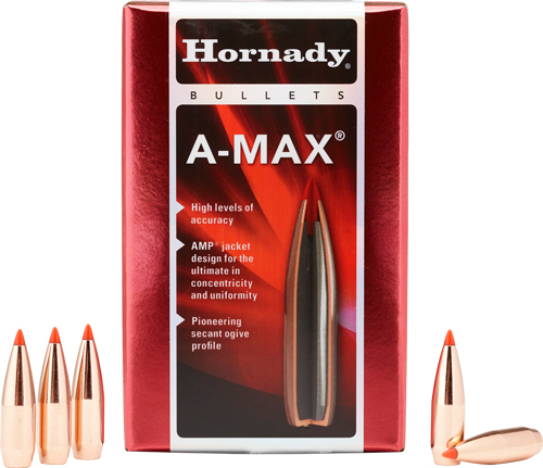 HORNADY BULLETS 50 CAL .510 - 750GR A-MAX FOR 20CT 12BX/CS