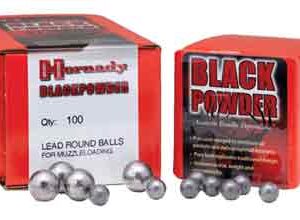 HORNADY .375 .36 CALIBER - ROUND BALL 100CT 40BX/CS