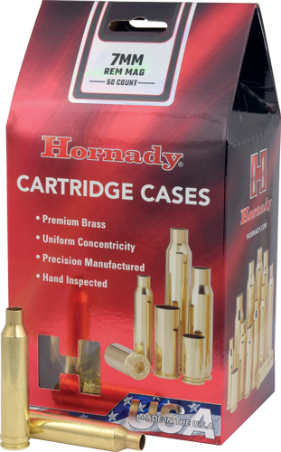 HORNADY UNPRIMED CASES 7MM REM - MAG 50 PACK 5PK/CS