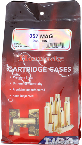 HORNADY UNPRIMED CASES 357 REM - MAG 200 PACK 5PK/CS