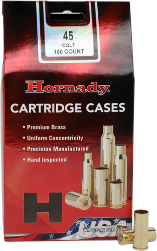 HORNADY UNPRIMED CASES 45 COLT - 100 PACK 5PK/CS