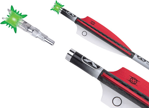 TENPOINT LIGHTED XBOW NOCK - ALPHA-BLAZE GREEN 3PK