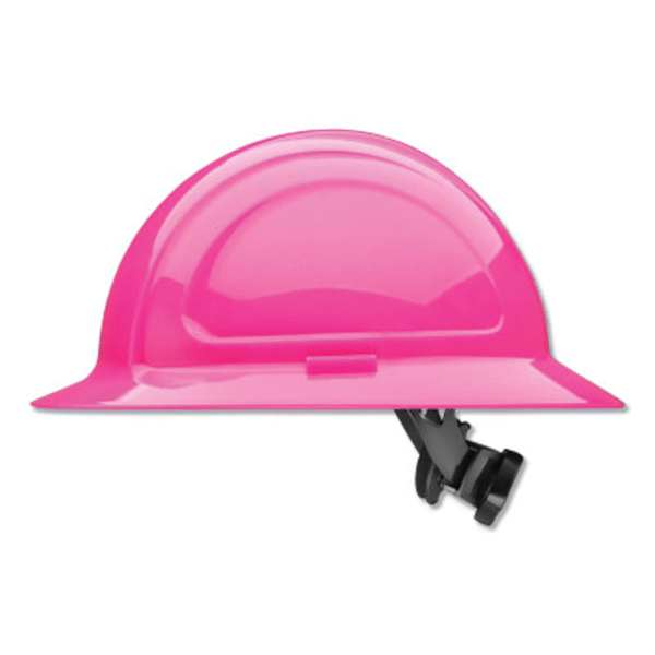 North Zone N20 Full Brim Hard Hat - Hot Pink