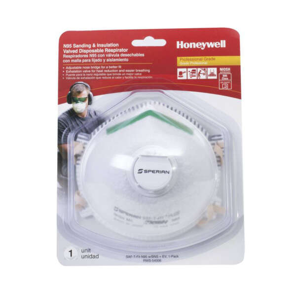 Saf-T-Fit Plus N95 Disposable Respirator With Exhalation Valve