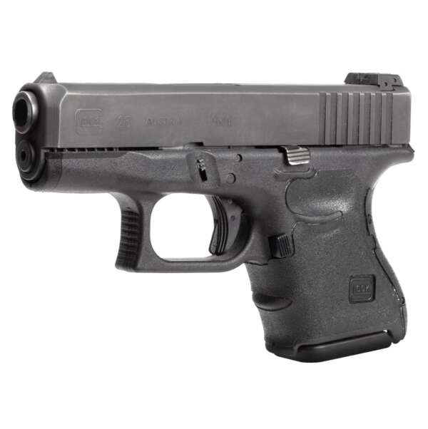 Glock 26 27 33 39 Wrap Rub BLK Gen 3