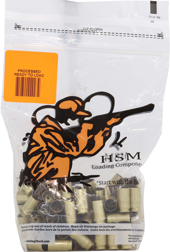 HSM BRASS 40 SW ONCE FIRED - UNPRIMED 100 PACK