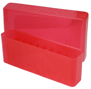 MTM AMMO BOX LARGE RIFLE - 20-ROUNDS SLIP TOP STYLE