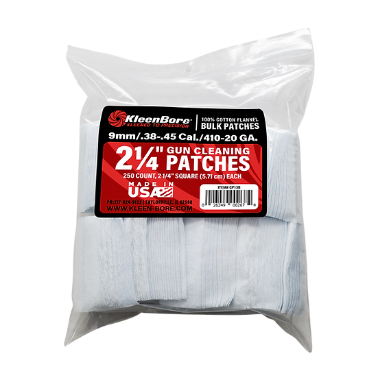 Bulk Cotton Gun Cleaning Patches