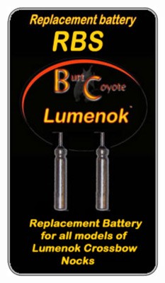 LUMENOK REPLACEMENT BATTERY - FOR LIGHTED BOLT NOCK 2PK