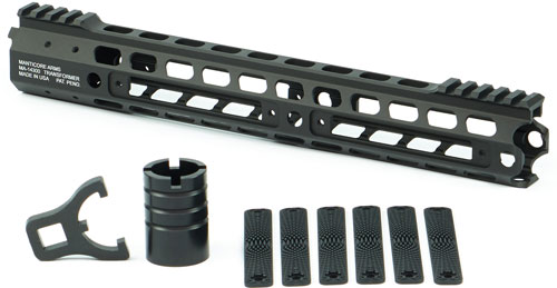 MANTICORE TRANSFORMER RAIL - 13" GEN II BLACK FOR AR-15