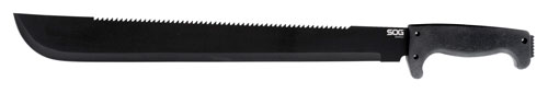 SOG MACHETE SOGFARI 18" - BLACK W/SHEATH