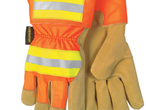 Reflective Pig Leather Palm, Orange