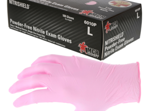 Pink 4 Mil Medical NBR L