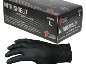 Black 6 Mil Texture Nitrile PF Disp