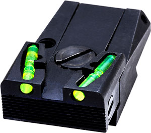 HIVIZ LITEWAVE REAR SIGHT FOR - RUGER MKII/MKIII 3-LITEPIPES