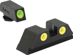 MEPROLIGHT NIGHT SIGHT FIXED - SET GREEN/YELLOW FOR GLOCK