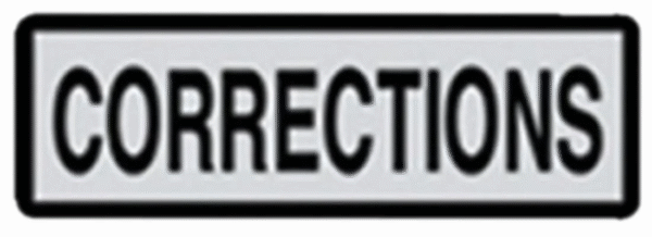 Shield Decal Corrections 5'' X 23''